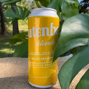 Unscented Soy Beer Can Candle