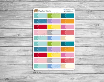 30 Rectangle Appointment Label Stickers! free CUSTOMIZATION for your Erin Condren Life Planner, Plum Planner, Filoflax, or calendar!