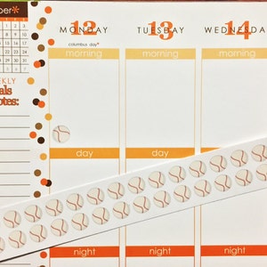 Baseball Planner Stickers image 2