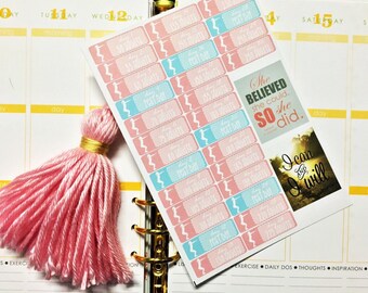 30 Day Squat Challenge Stickers! Perfect for your Erin Condren Life Planner, Plum Planner, Filoflax, calendar or scrapbook!