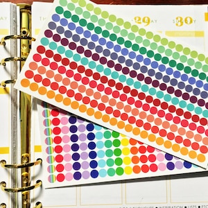 276 Tiny Dot Stickers! Free CUSTOMIZATION! Perfect for your Erin Condren Life Planner, Filofax, Plum Paper & other planner or scrapbooking!