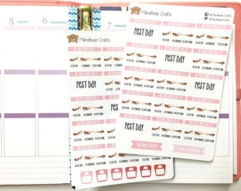 30 Day Abs Challenge Stickers! Perfect for your Erin Condren Life Planner, Plum Planner, Filoflax, calendar or scrapbook!