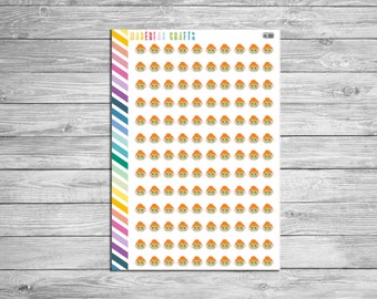Redhead Facial Reminder Planner Stickers