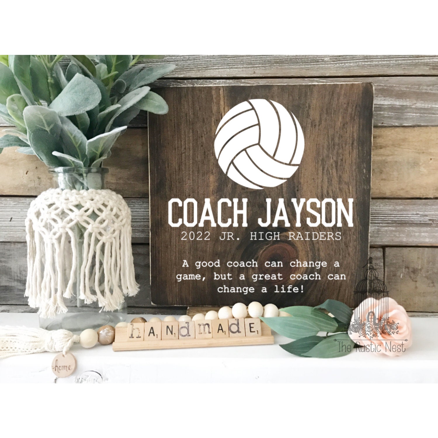 CADEAU COACH DE VOLLEYBALL Plaque Coach de Volleyball Cadeau fin de saison  Cadeau de remerciement Coach de Volleyball Cadeau personnalisé Netball -   Canada