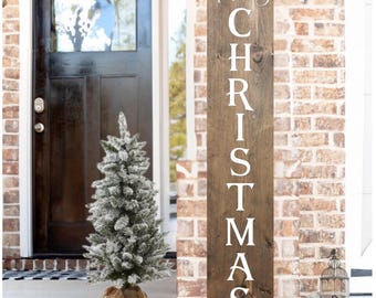 Merry Christmas Porch Sign | Joy to the World Porch Sign | Oh Holy Night Porch Sign | Christmas Porch Leaner | Christmas Porch Decorations
