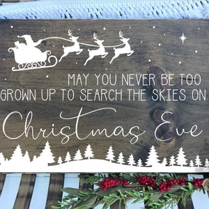 Inspirational Christmas Sign: Rustic Holiday Decor (16&quot; x 11.25&quot;)