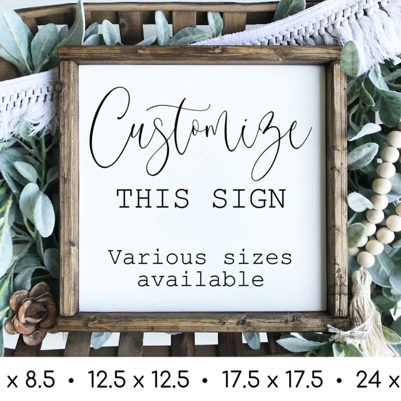 Personalized Sign - Etsy