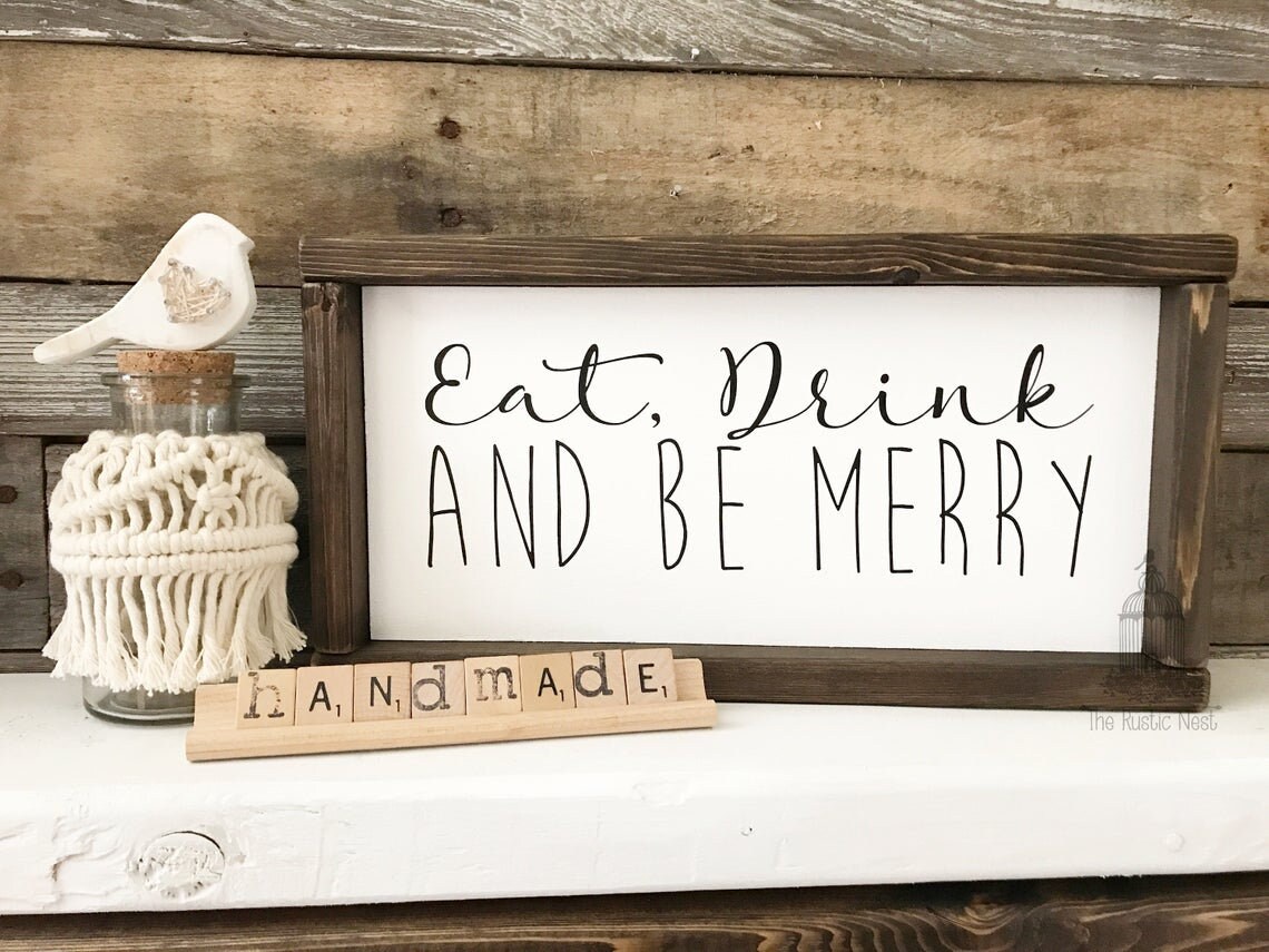 Eat Drink and Be Merry Invitation 