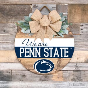 We Are Penn State Door Hanger | Penn State Sign | We Are Sign | Penn State Football | Nittany Lions Sign | PSU | Penn State Merch | WE ARE
