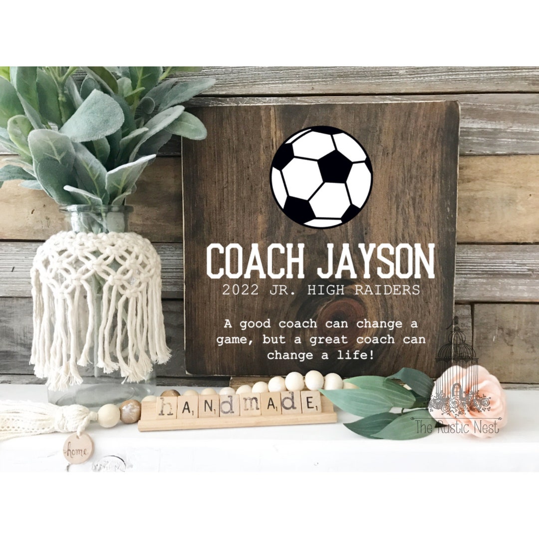 Soccer Coach Gift End of Season Coach Gift Best Coach Gift Coach