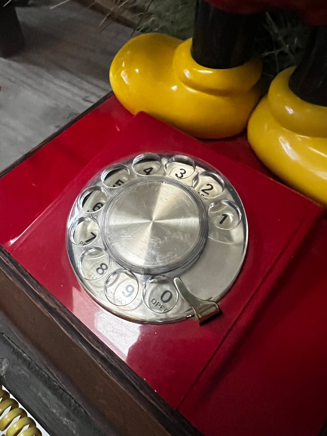 Vintage Mickey Mouse Rotary Phone Disney Mickey Mouse Etsy