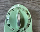 Lux Minute Minder Egg Timer Vintage Timer Vintage Clock Vintage Green Lux Egg Timer Kitchen Timer Vintage Kitchen Vintage