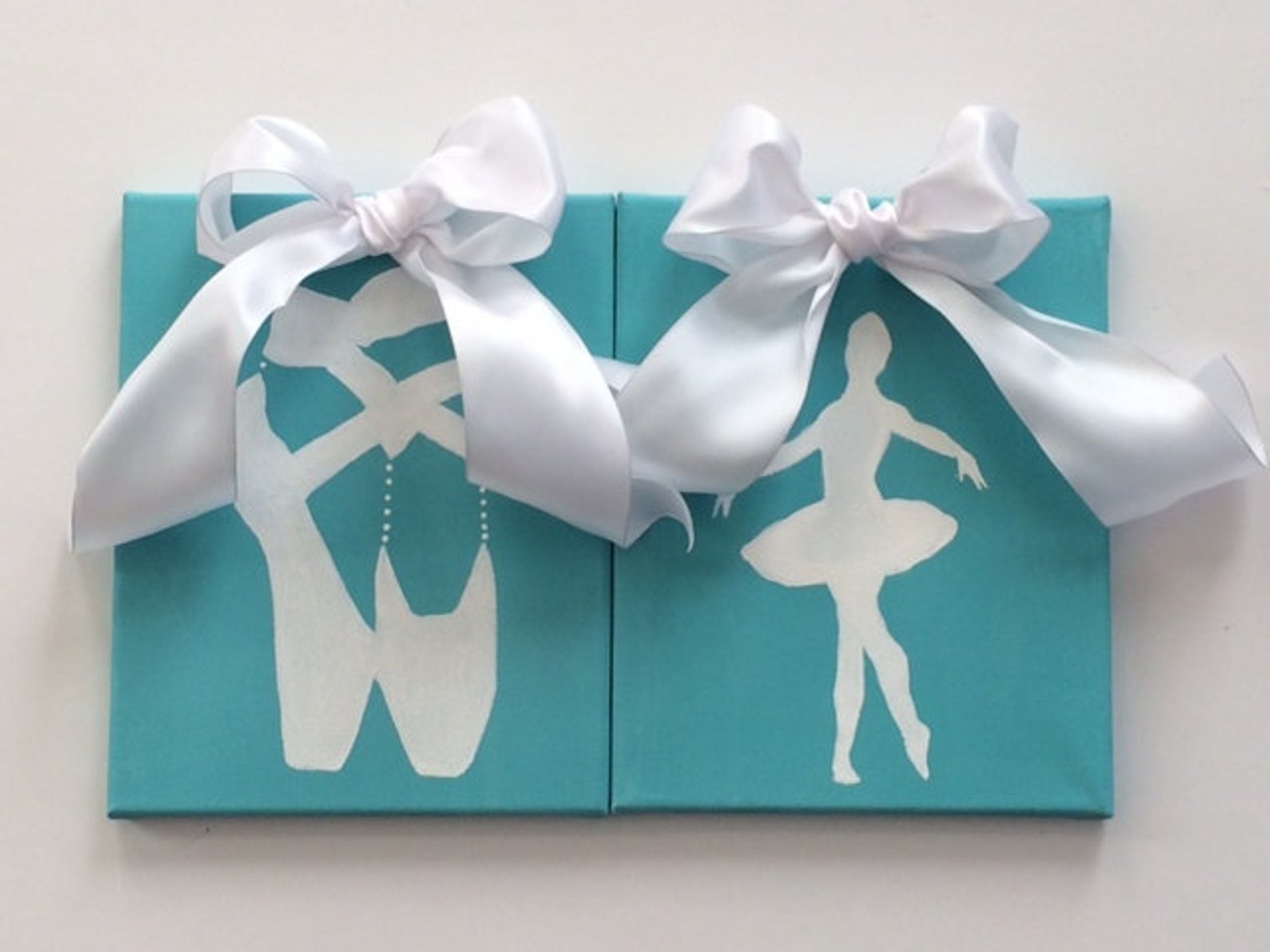 ballet art, dancer art, ballerina wall art, ballet shoes, childrens wall art, original canvas art, girls rooms, girls rooms aqua