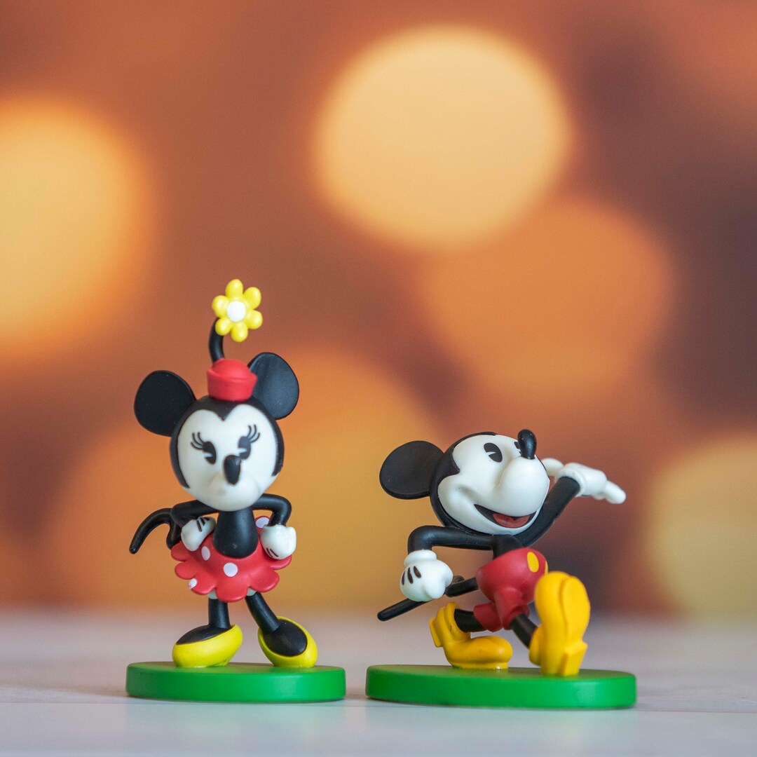 Mickey & Minnie Mouse Ornament Set Etsy