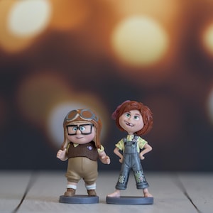 Black Friday Sale! Carl & Ellie From Disney&#39;s Movie &quot;UP&quot; Christmas Ornament set
