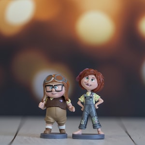 Black Friday Sale! Carl & Ellie From Disney's Movie "UP" Christmas Ornament set