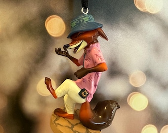 Nick Wilde from Zootopia 2 Christmas Ornament