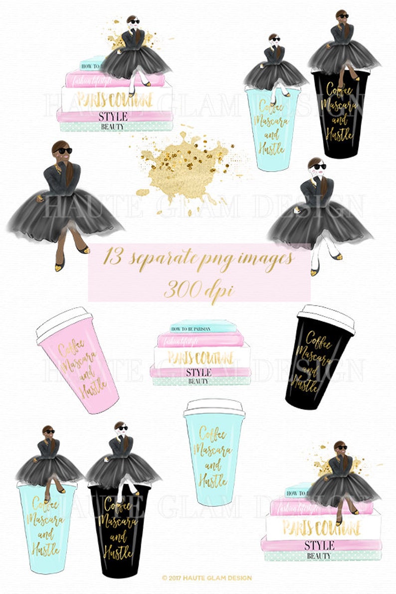 Download Png Absolutely Glamorous Books Coffee Mascara Hustle 300 Dpi Fashion Clip Art Hand Drawn Clip Art Girl In Tulle Skirt Illustration Clip Art Art Collectibles