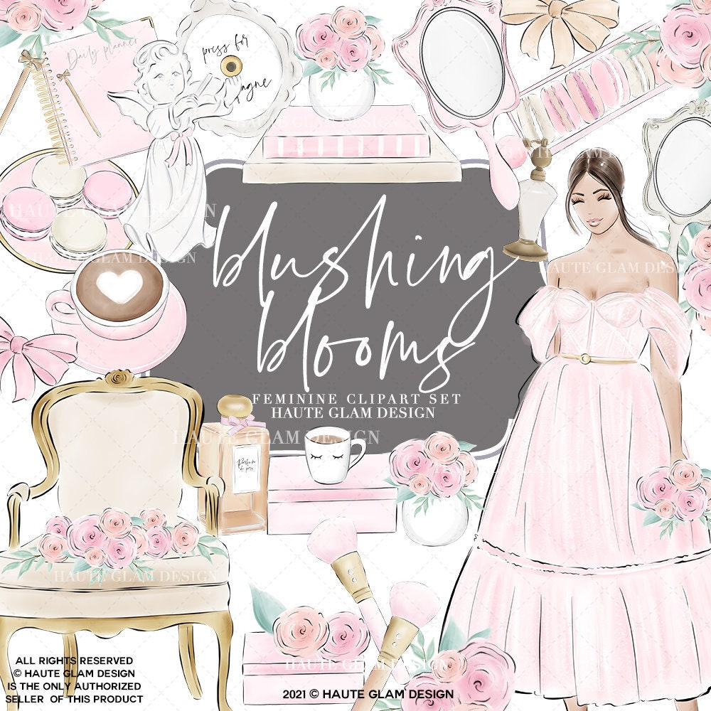 Girl Blushing Clipart