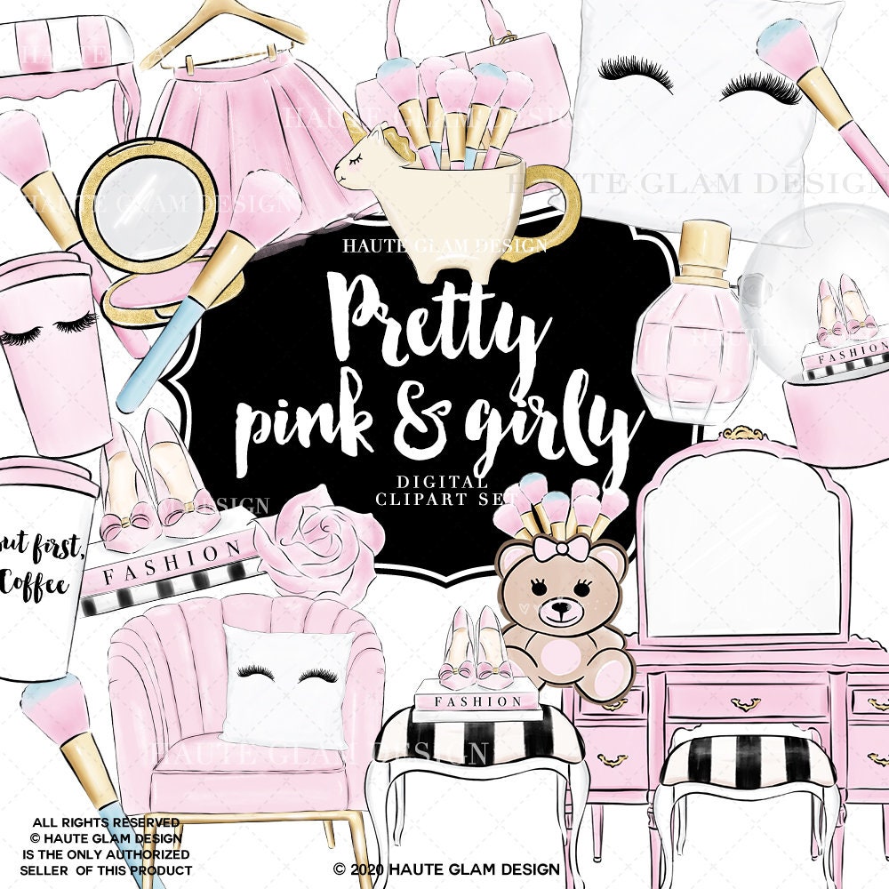 girly girl stuff 🎀💗🌸👄💖💄💋 #pink #pinkvanity #pinkmakeup #bellaha