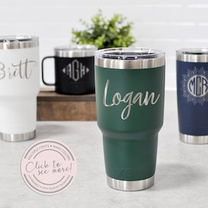 Personalized Yeti Tumbler 20 30 Oz Yeti Rambler Yeti Coffee Mug