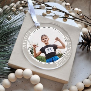 Cross Country Ornament, Running Ornament, Marathon Gift