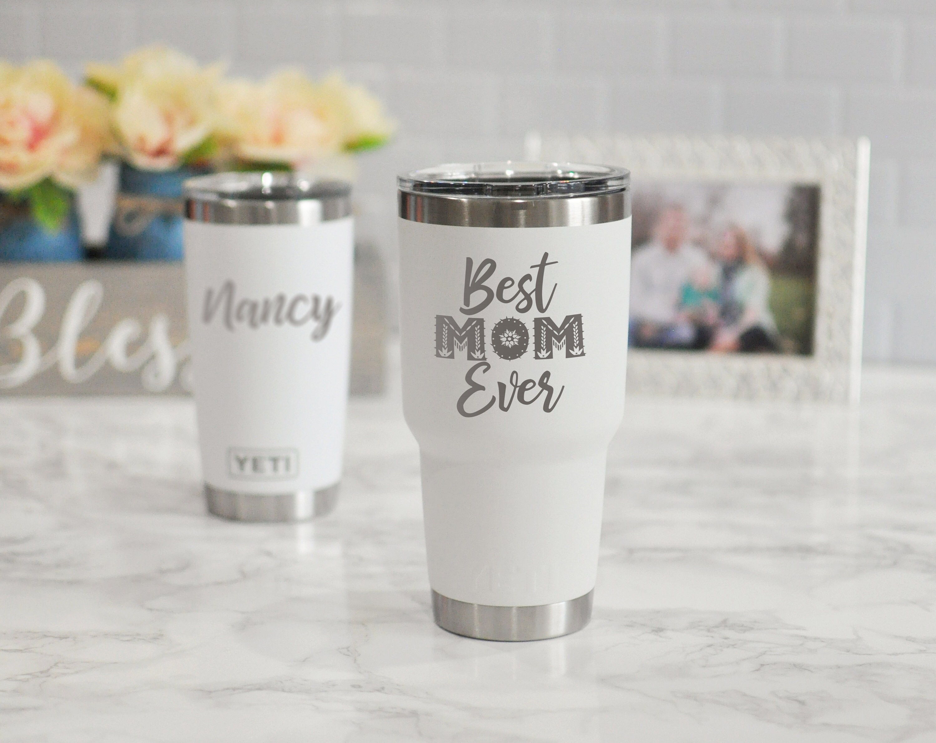Mothers Day Yeti Engraved Yeti Personalized Yeti Mom Etsy