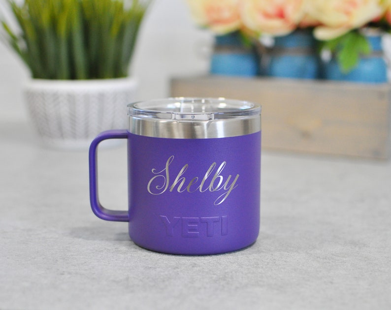 Yeti Coffee Mug Personalized Yeti Campfire Mug Powder Etsy