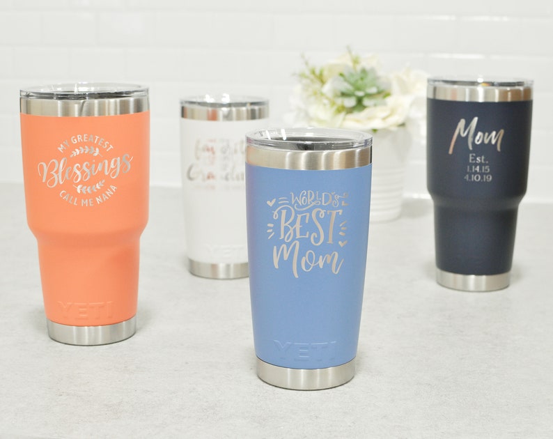 Mothers Day Yeti Engraved Yeti Personalized Yeti Mom Etsy