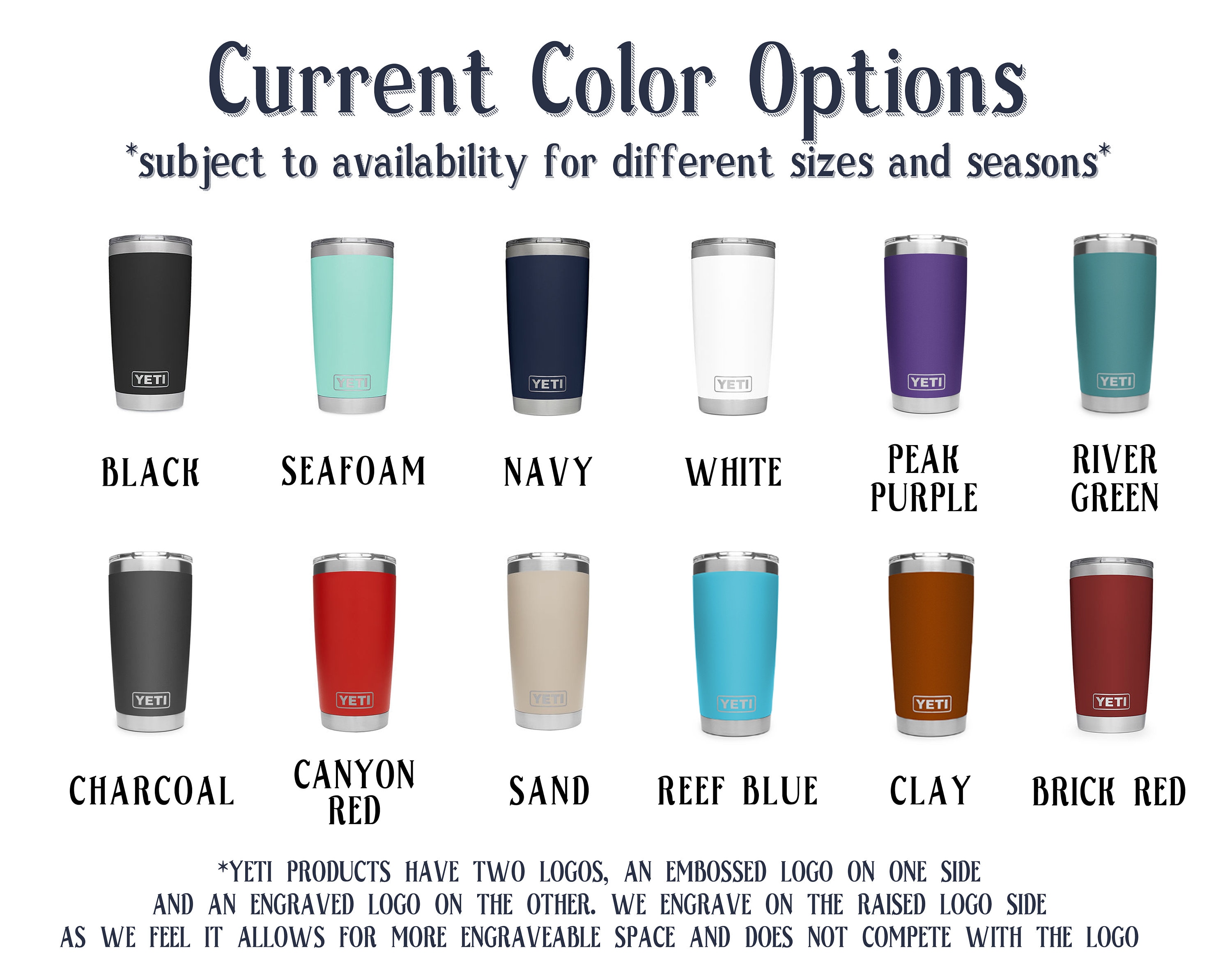 Etched Yeti Tumbler 20 oz Yeti Tumbler Yeti Powder Coat Etsy