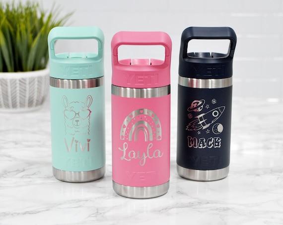 Personalized Engraved 12oz YETI Kids Water Bottle