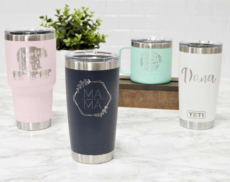 Personalized Yeti for Mom Mother's Day Tumbler Grandma Etsy