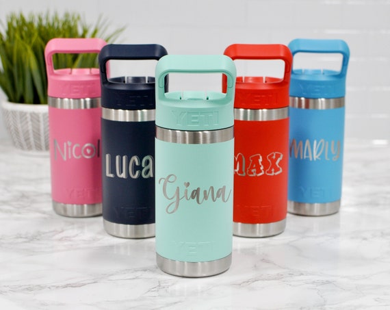 Engraved Kids Yeti Bottle Yeti Rambler Jr Personalized Yeti for