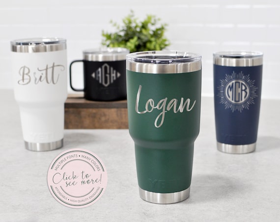 Personalized Yeti Tumbler 20 30 Oz Yeti Rambler Yeti Coffee Mug Custom  Engraved Tumbler -  Denmark