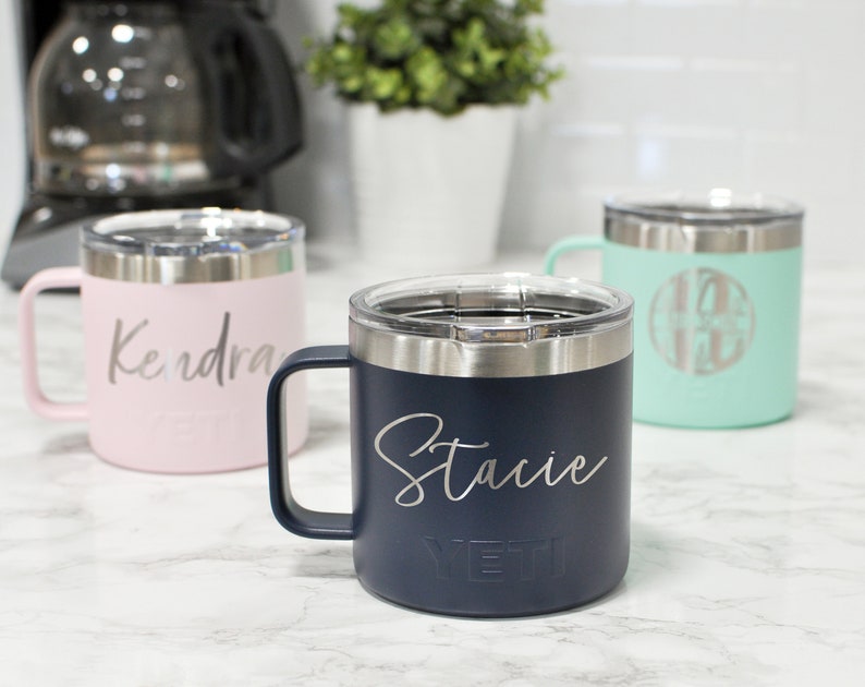 Personalized Yeti Coffee Mug Yeti Coffee Cup Engraved Etsy