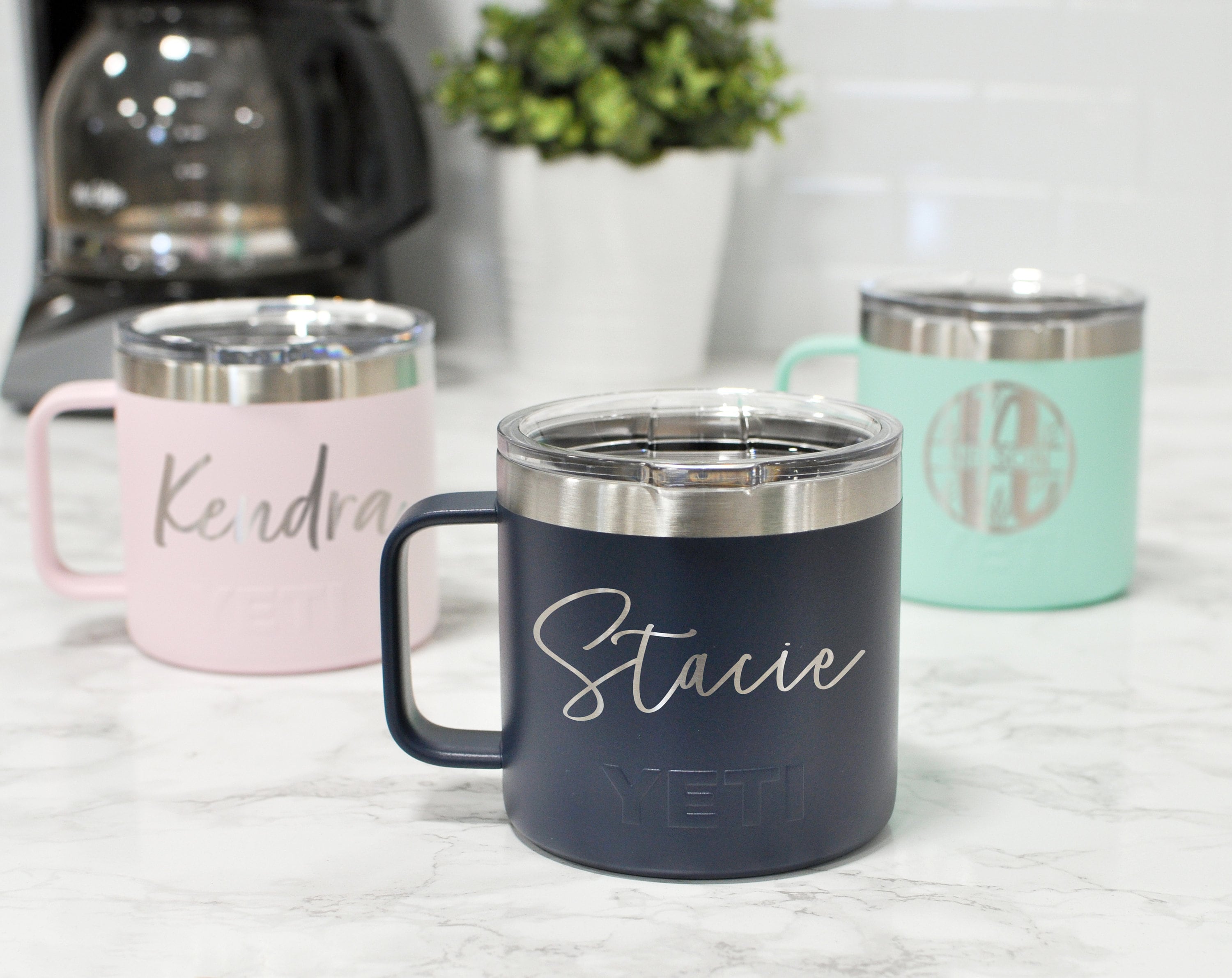 monogrammed yeti mug