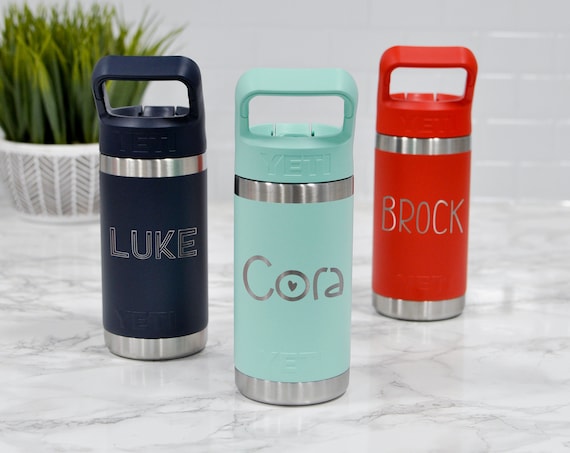 Personalized Kids YETI Water Bottle Engraved Yeti Jr Rambler Custom Kids  Yeti 