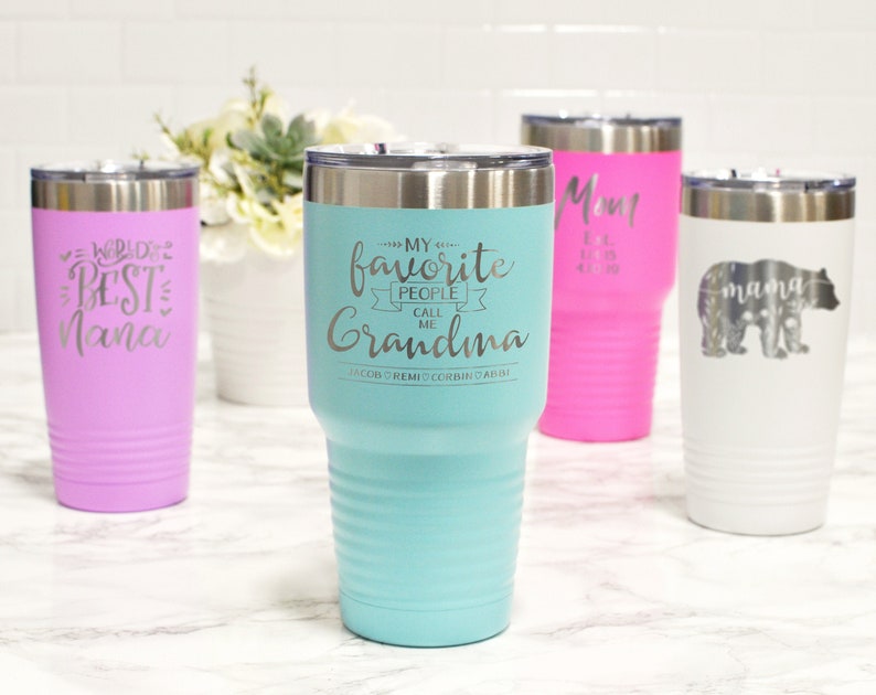 Personalized Tumbler for Mom Gifts for Grandma First Etsy