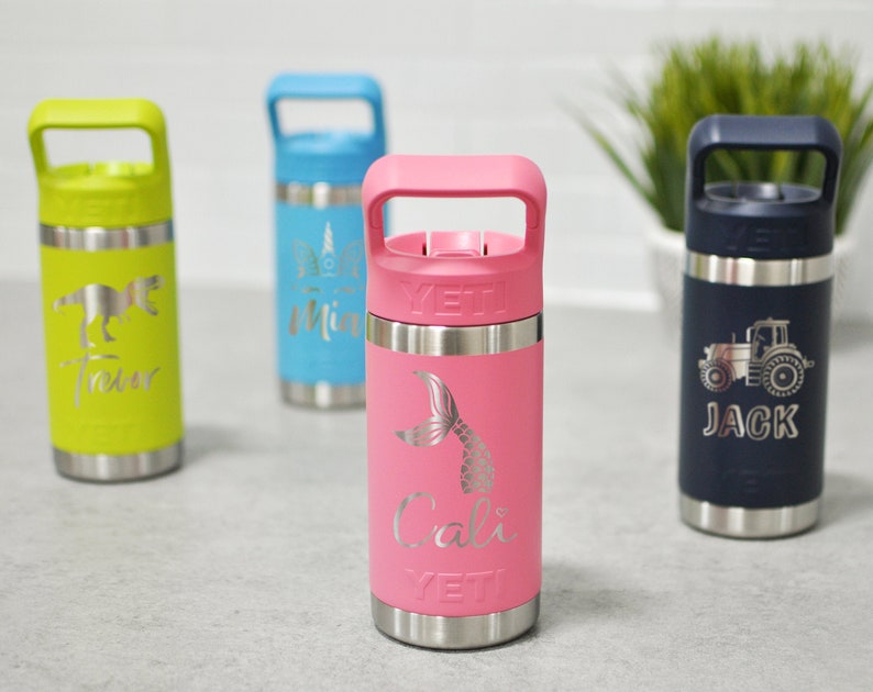 Engraved Kids Yeti Bottle Yeti Rambler Jr Personalized Etsy