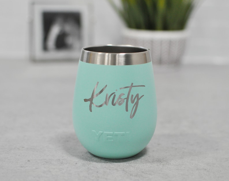 Yeti Wine Tumbler Personalized Yeti Wine Cup Custom Yeti Etsy