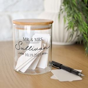 Guest Book Alternative, Custom Wishing Well, Wedding Advice Cards