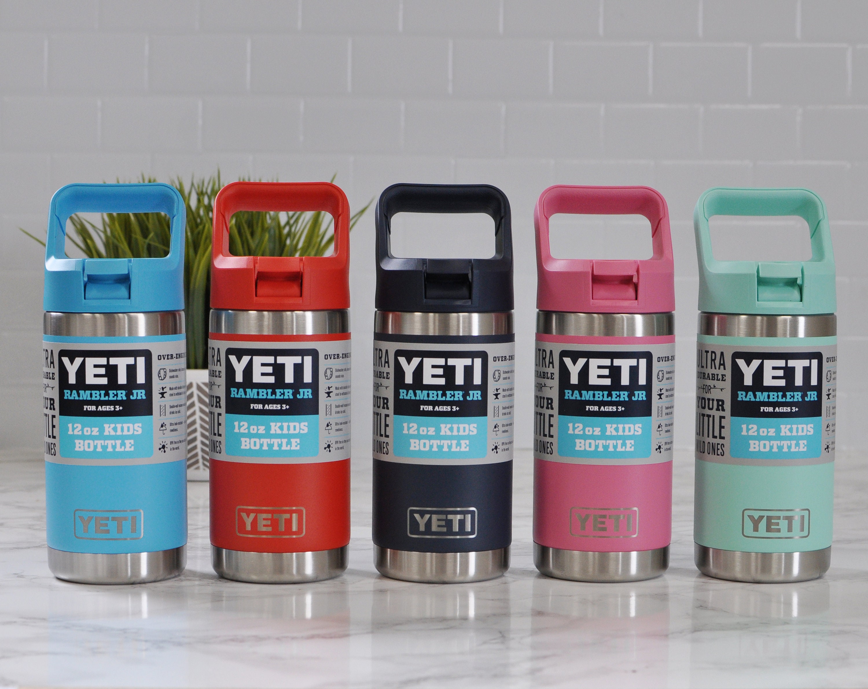 Láser grabado YETI Rambler Jr 12 oz YETI Kids Botella Etsy