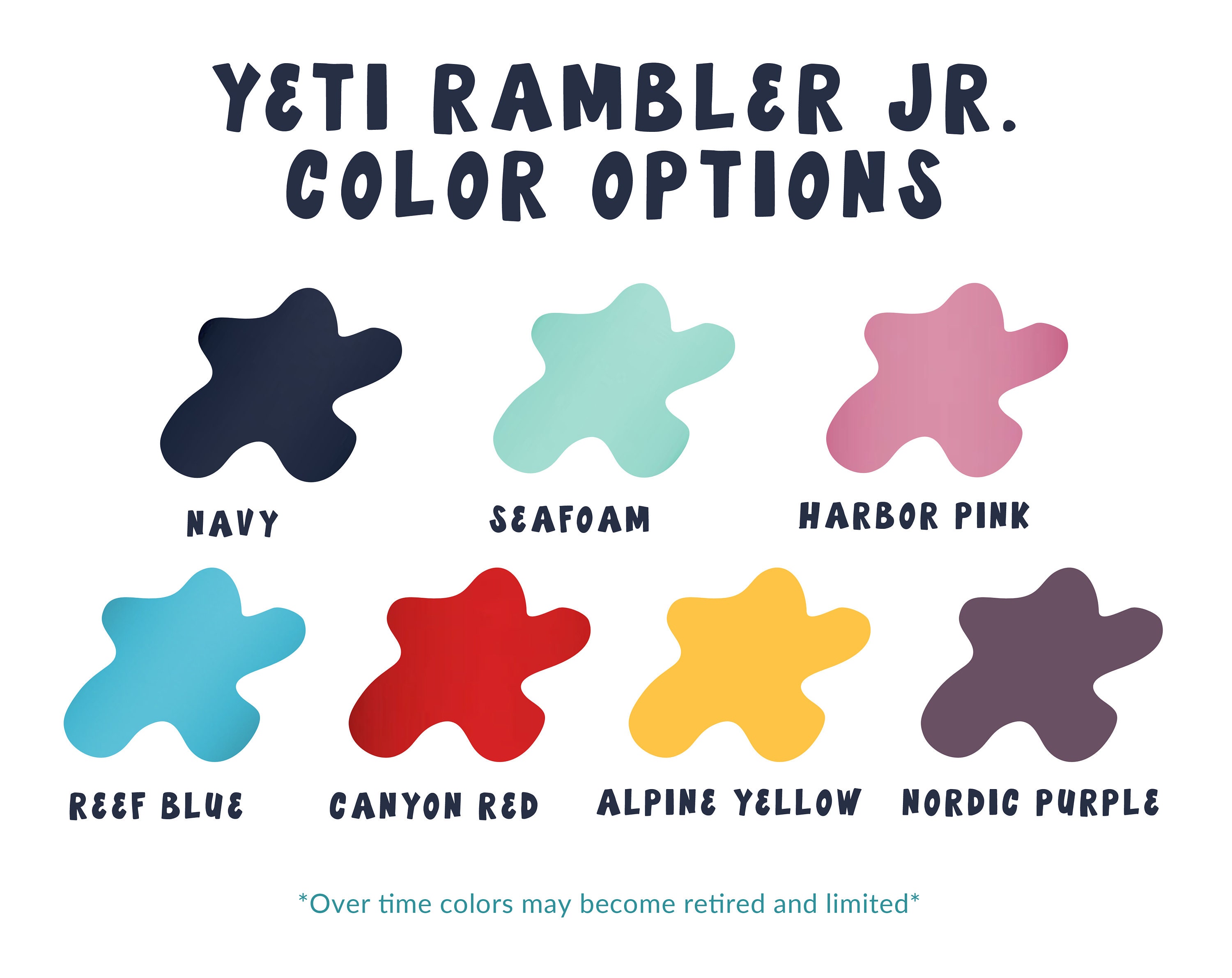 Personalized Kids YETI Water Bottle Engraved Yeti Jr Rambler Etsy