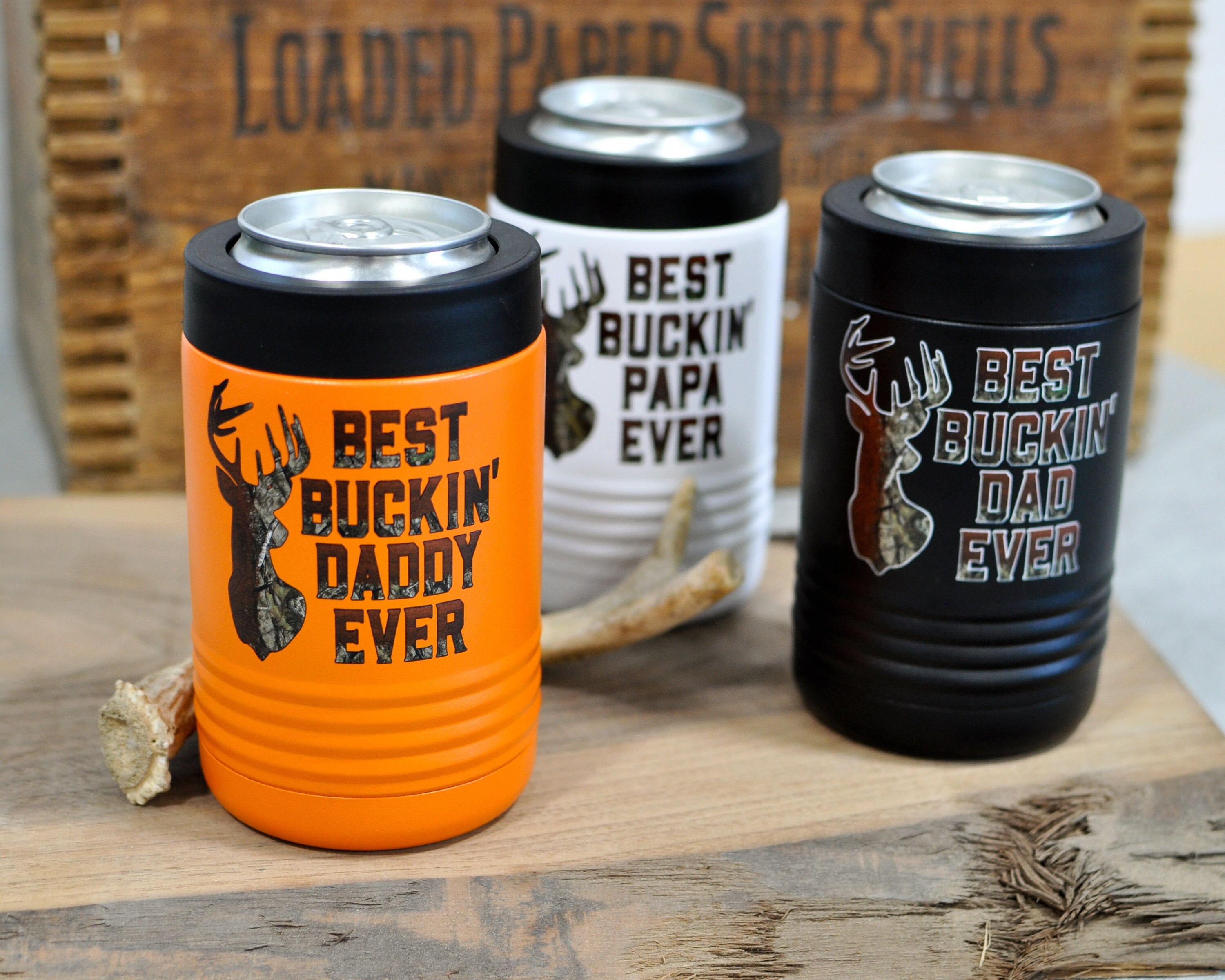 Best Buckin' Dad Ever Can Coolie, Can Cooler, Can Sleeve, Father's Day, Dad  Gift, Christmas Gift for Dad, Gift for Hunting Dad, Stepdad Gift 
