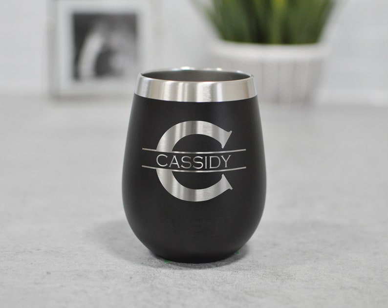 Yeti Wine Tumbler Personalized Yeti Wine Cup Custom Yeti Etsy
