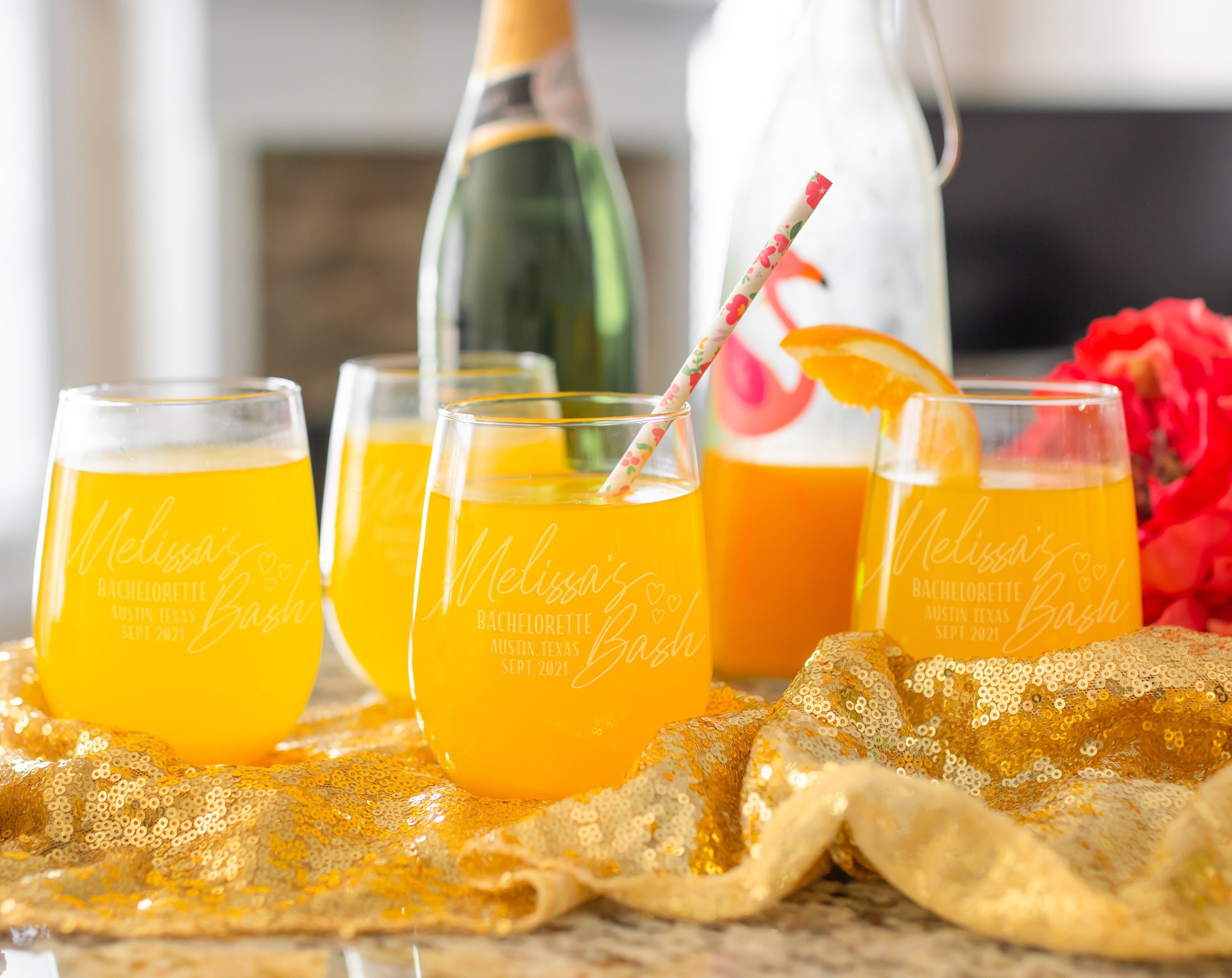 Bachelorette Party Wine Glasses Set of 12 Bachelorette Etsy