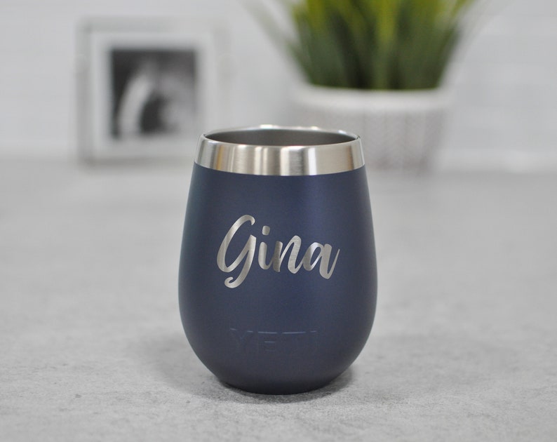 Yeti Wine Tumbler Personalized Yeti Wine Cup Custom Yeti Etsy