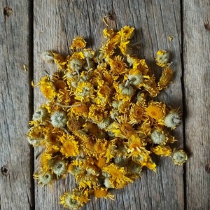 Dyers&#39; chamomile - dried flowers - Anthémis tinctoria - 50g and 100g,