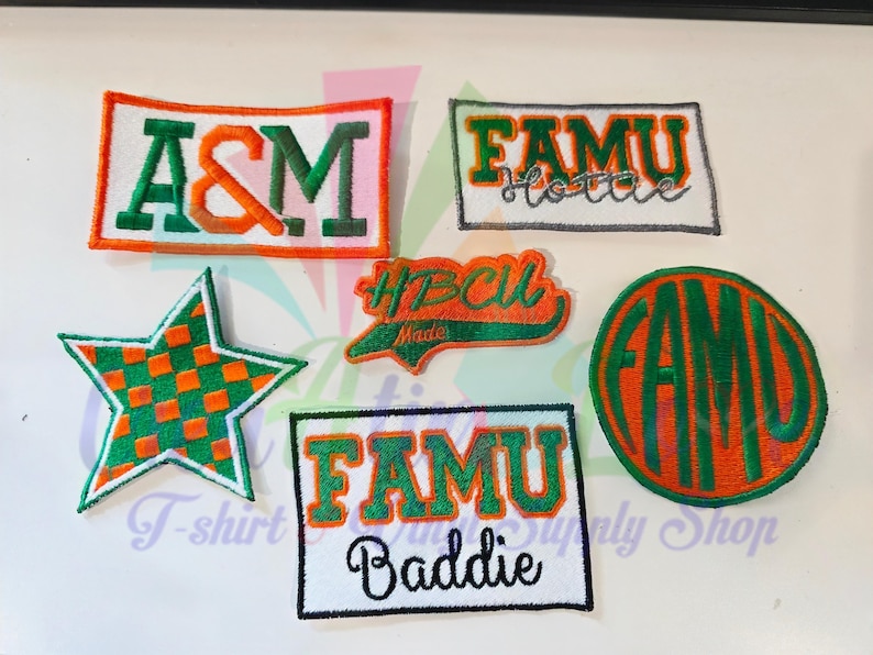 FAMU Embroidery Patch - Etsy