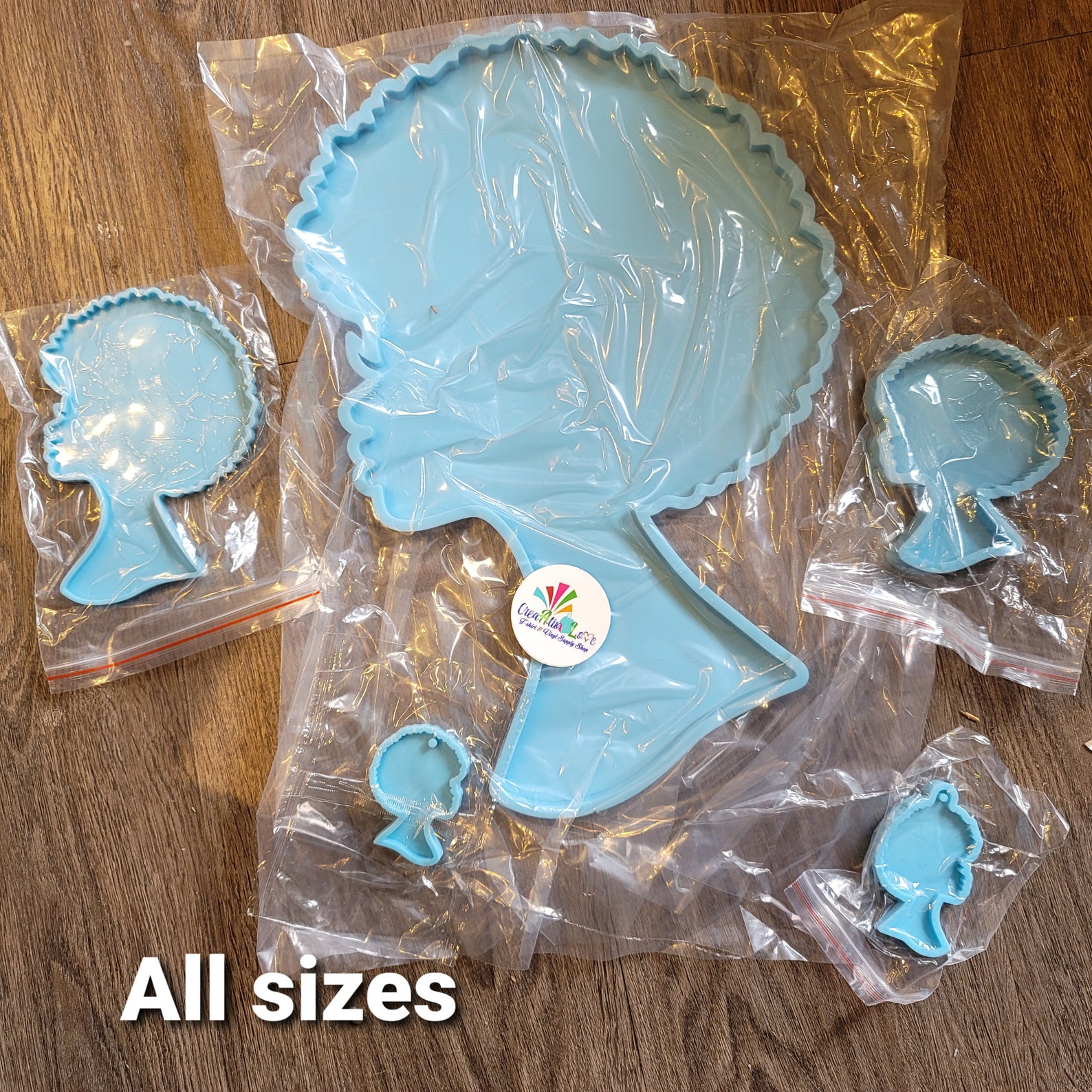 African Woman Head Resin Mold Etsy UK